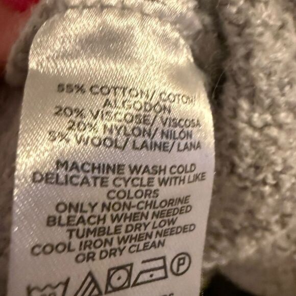 Women's Loft size S Light Gray Sweater - Picture 7 of 7